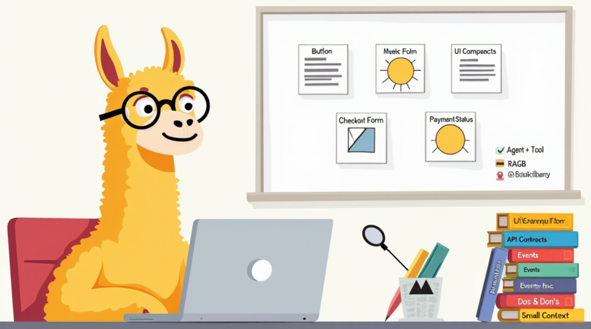 Components as Knowledge Objects: RAG Instead of Prompt Monoliths